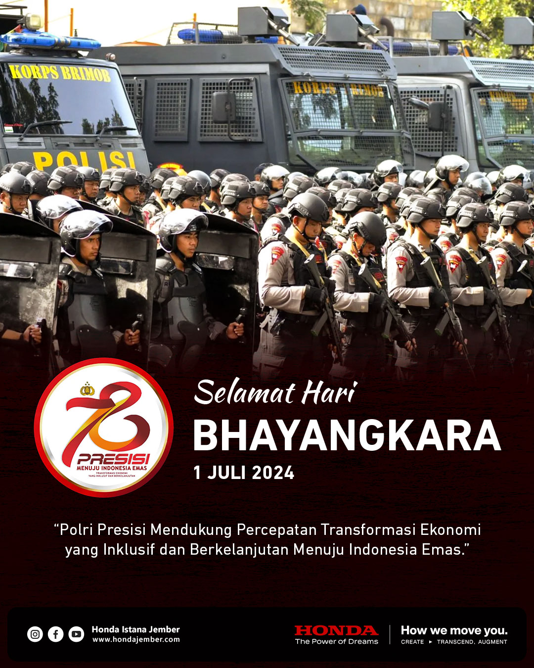 Selamat Hari Bhayangkara ke-78