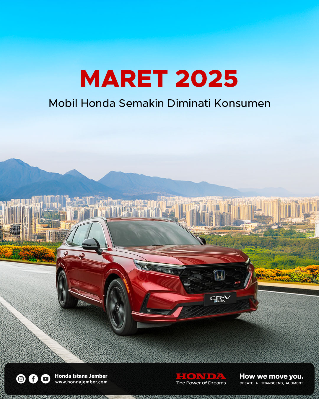 Penjualan mobil Honda bulan Maret 2025