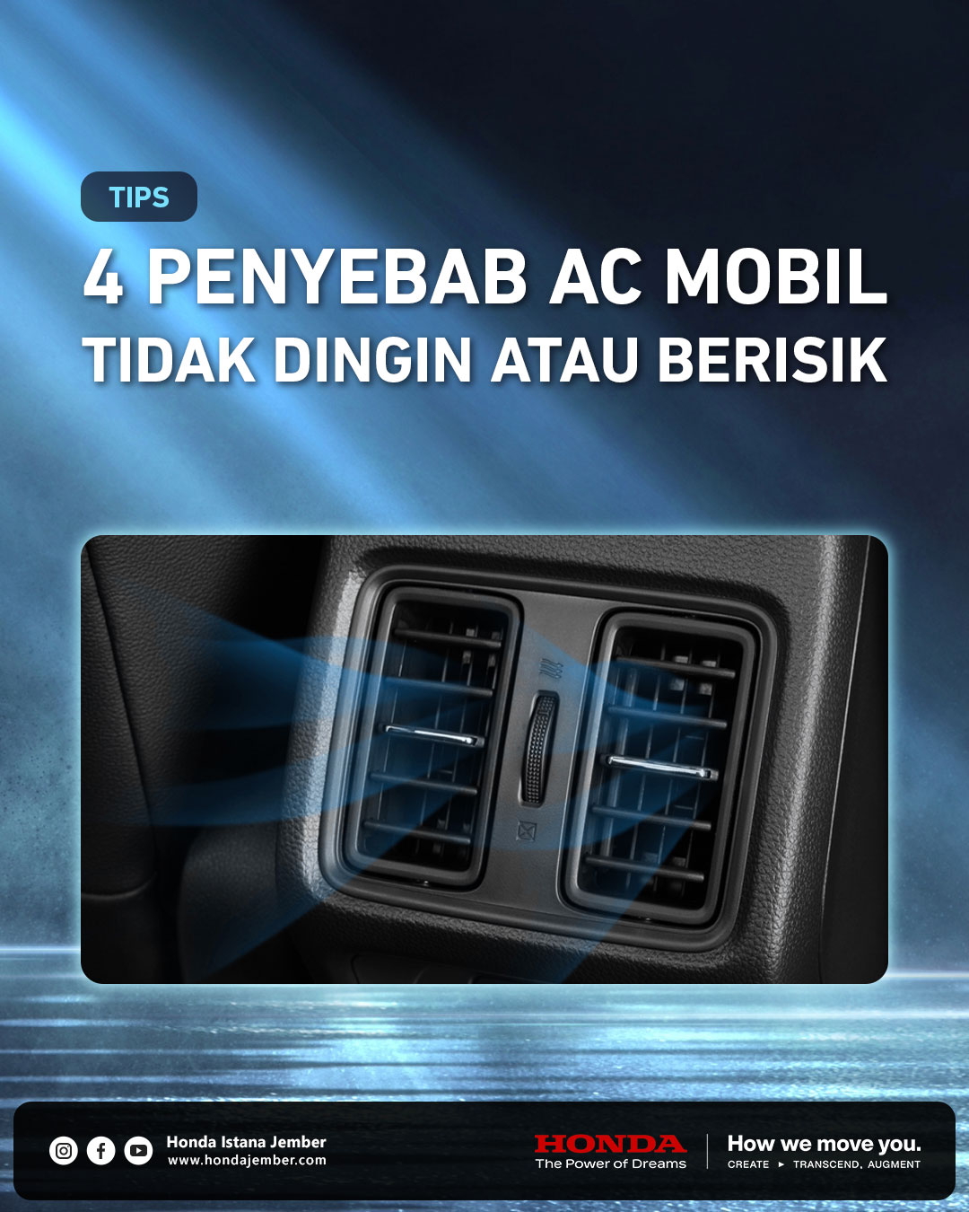 Penyebab AC Mobil Tidak Dingin atau Berisik