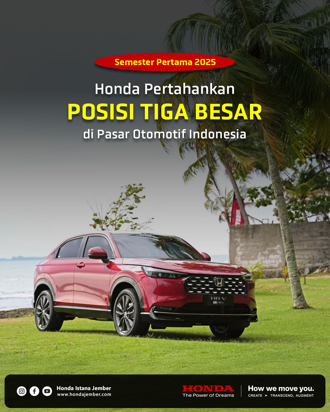 Penjualan Honda Semester Pertama 2025