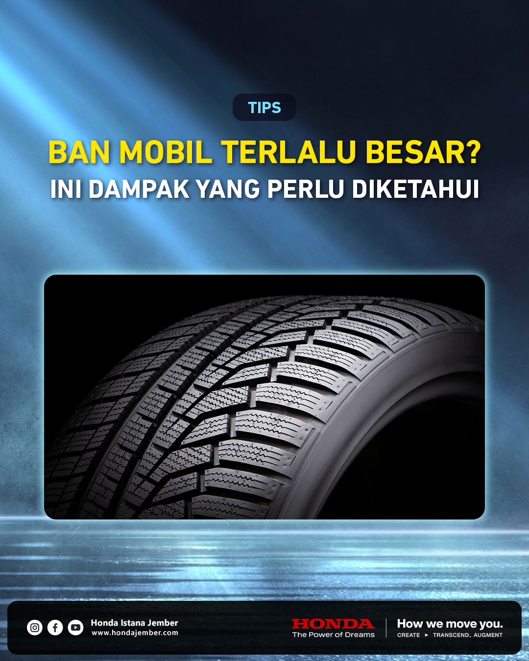 Dampak Penggunaan Ban Mobil Lebih Besar