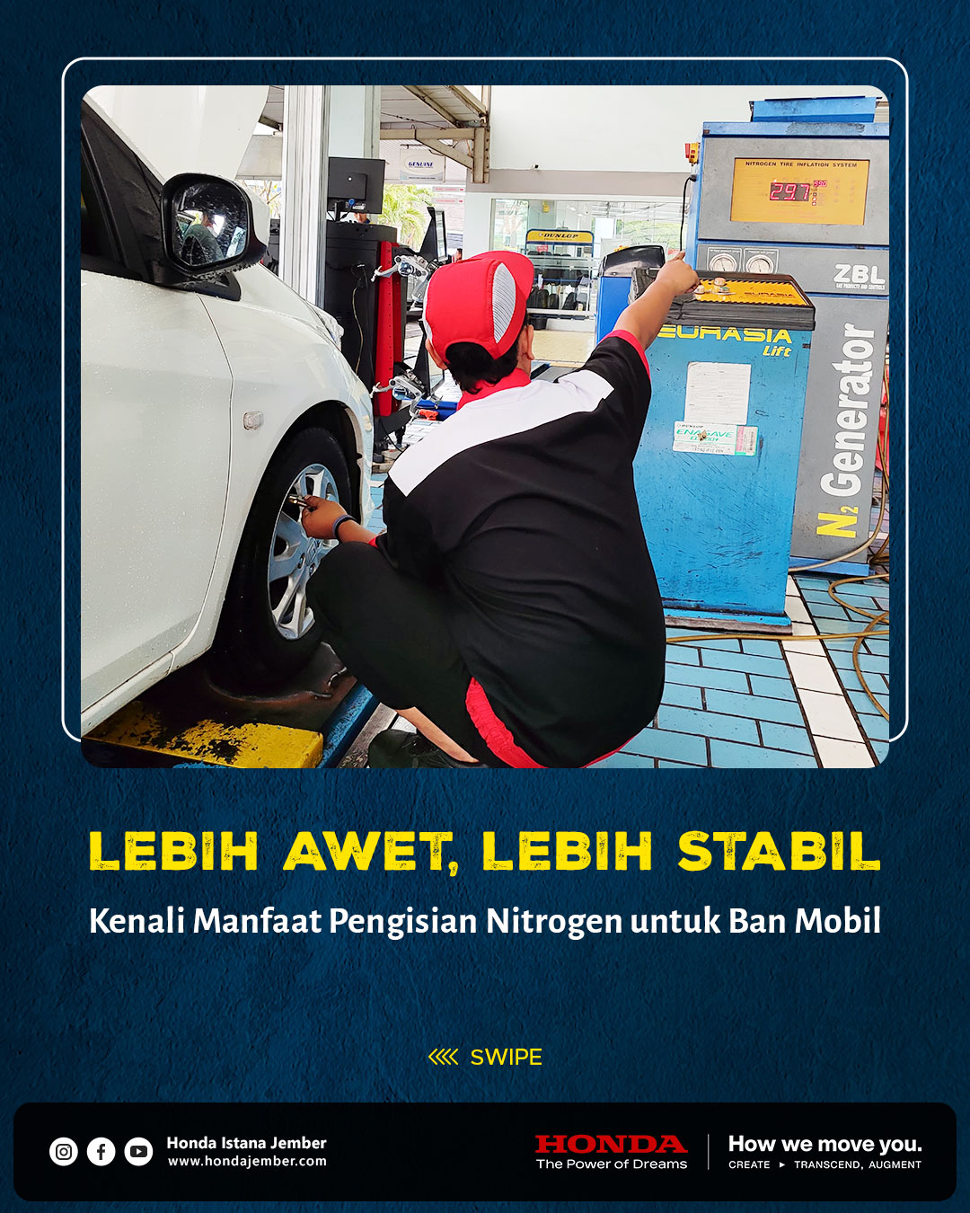 Manfaat Nitrogen untuk Ban Mobil