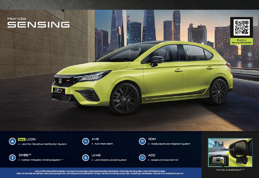 Fitur New Honda City Hatchback RS