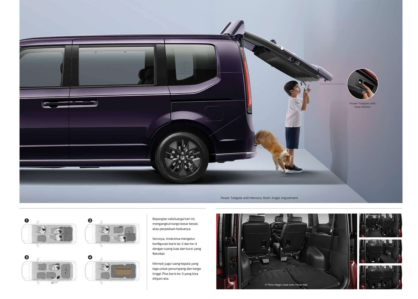 Fitur Honda STEP WGN e:HEV