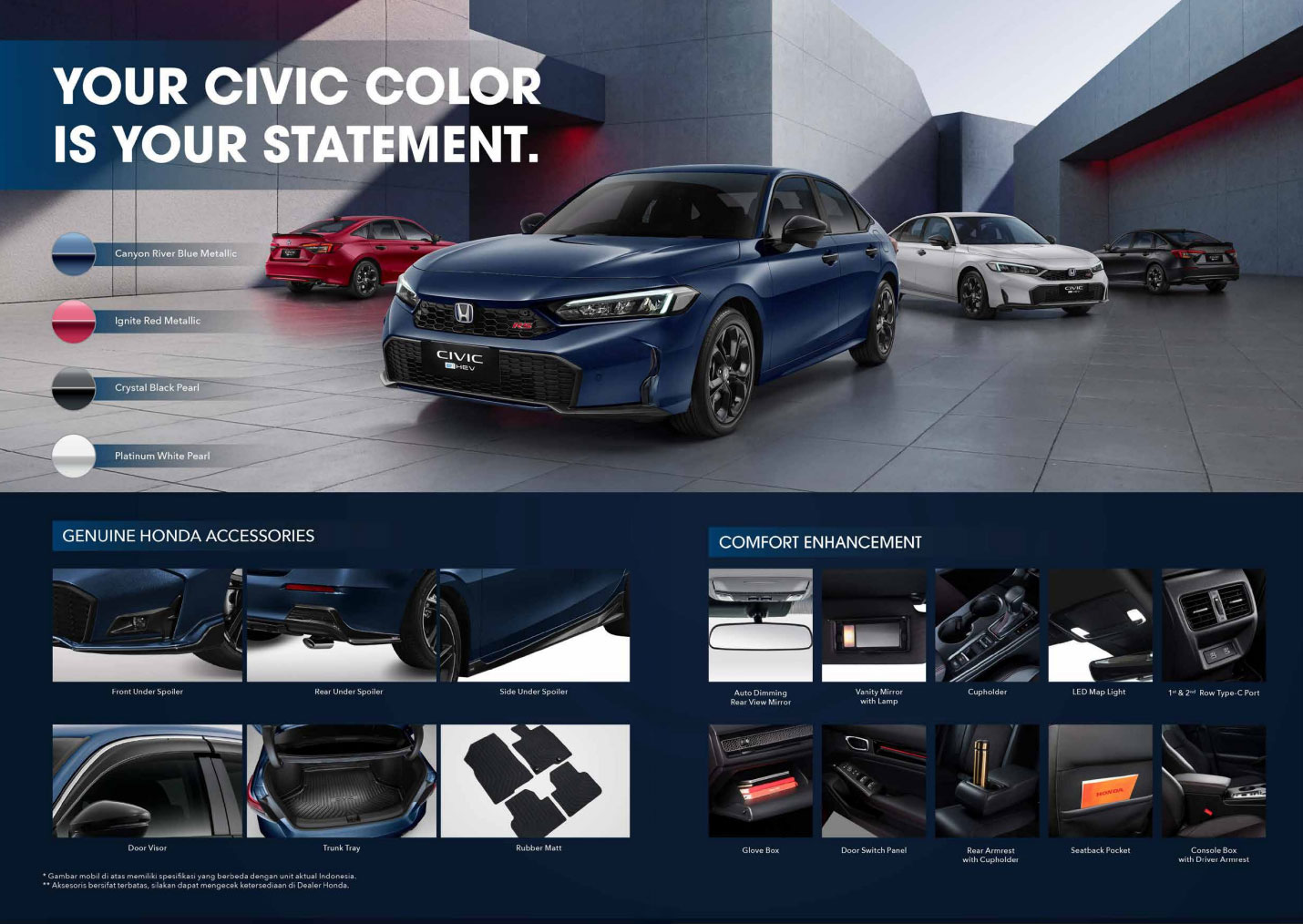 Fitur New Honda Civic RS e:HEV