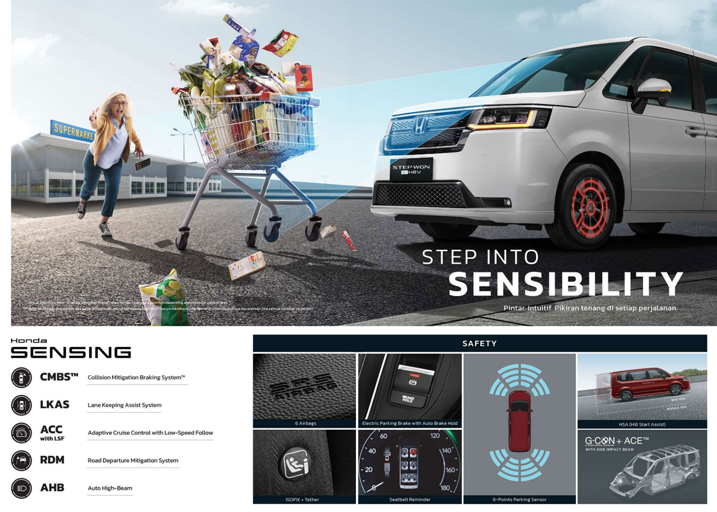 Fitur Honda STEP WGN e:HEV