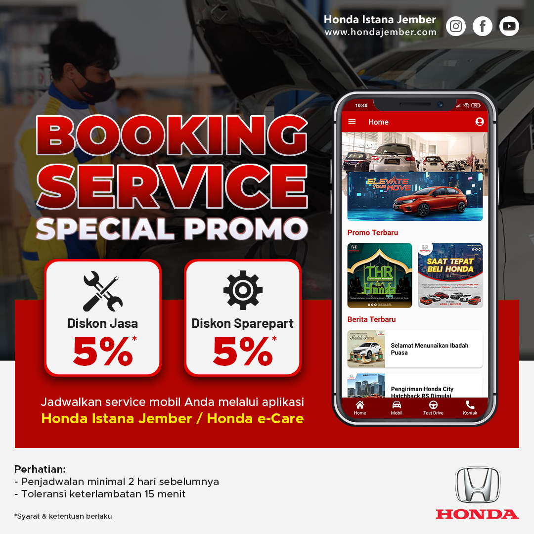 Booking Service Special Promo