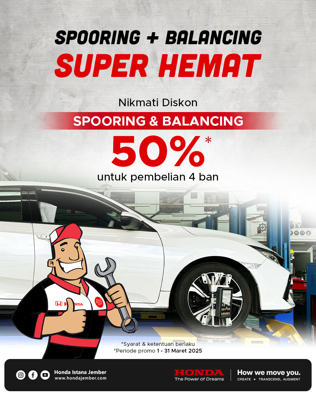 Spooring Balancing Super Hemat