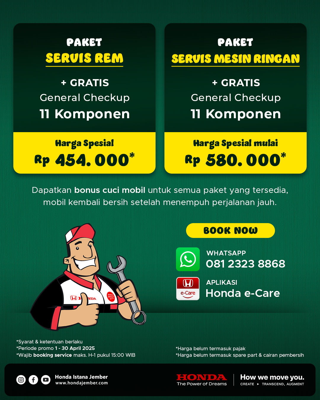 Servis Hemat Mobil Sehat