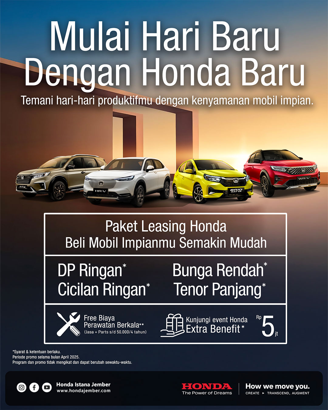 Mulai Hari Baru dengan Mobil Baru