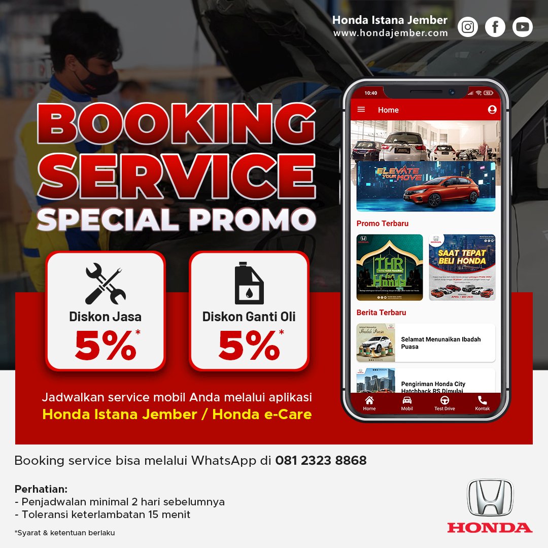 Booking Service Special Promo